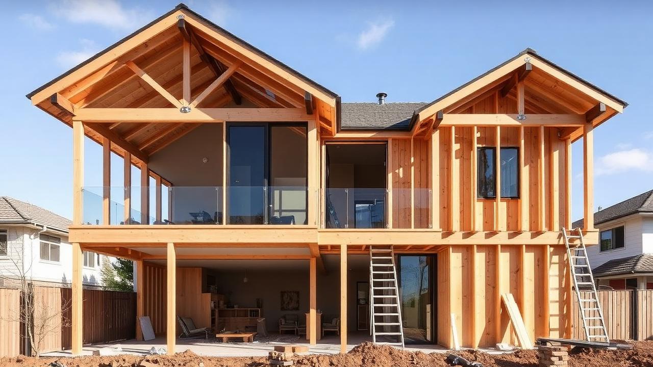 Newcastle residential renovation project used to illustrate builder website design